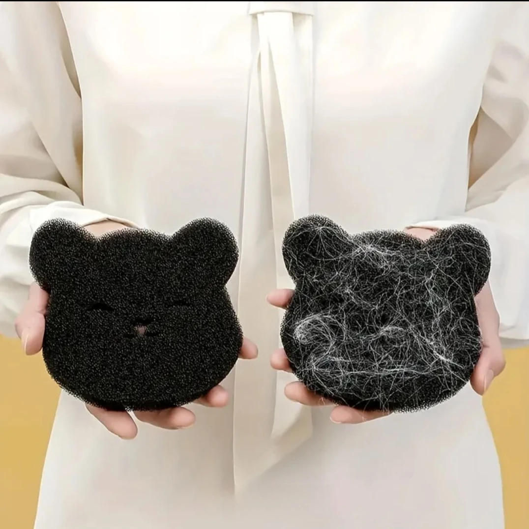2 Bear Shaped Lint & Pet Hair Remover Sponge