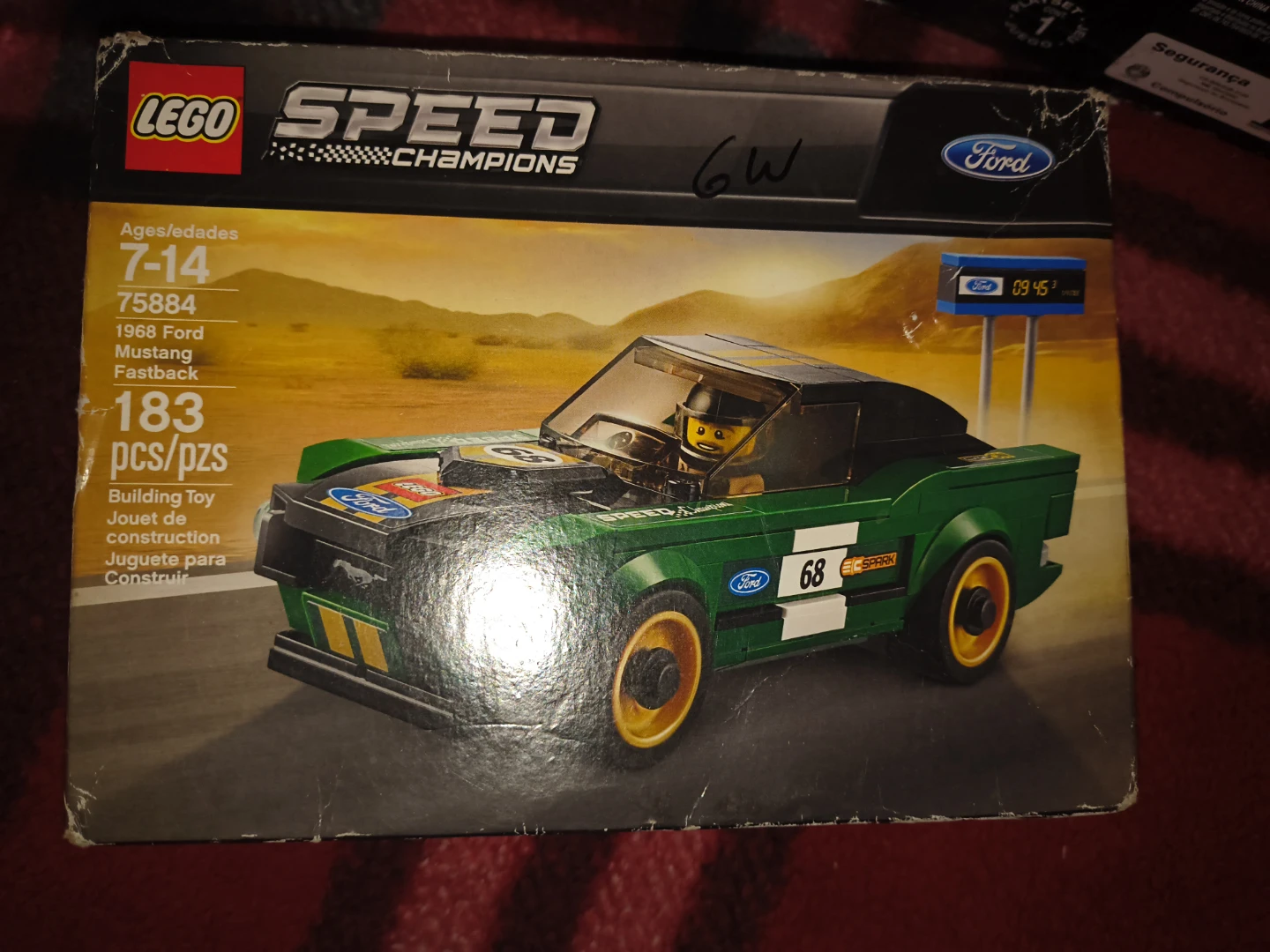 LEGO Speed Champions 1968 Ford Mustang Fastback Set 75884