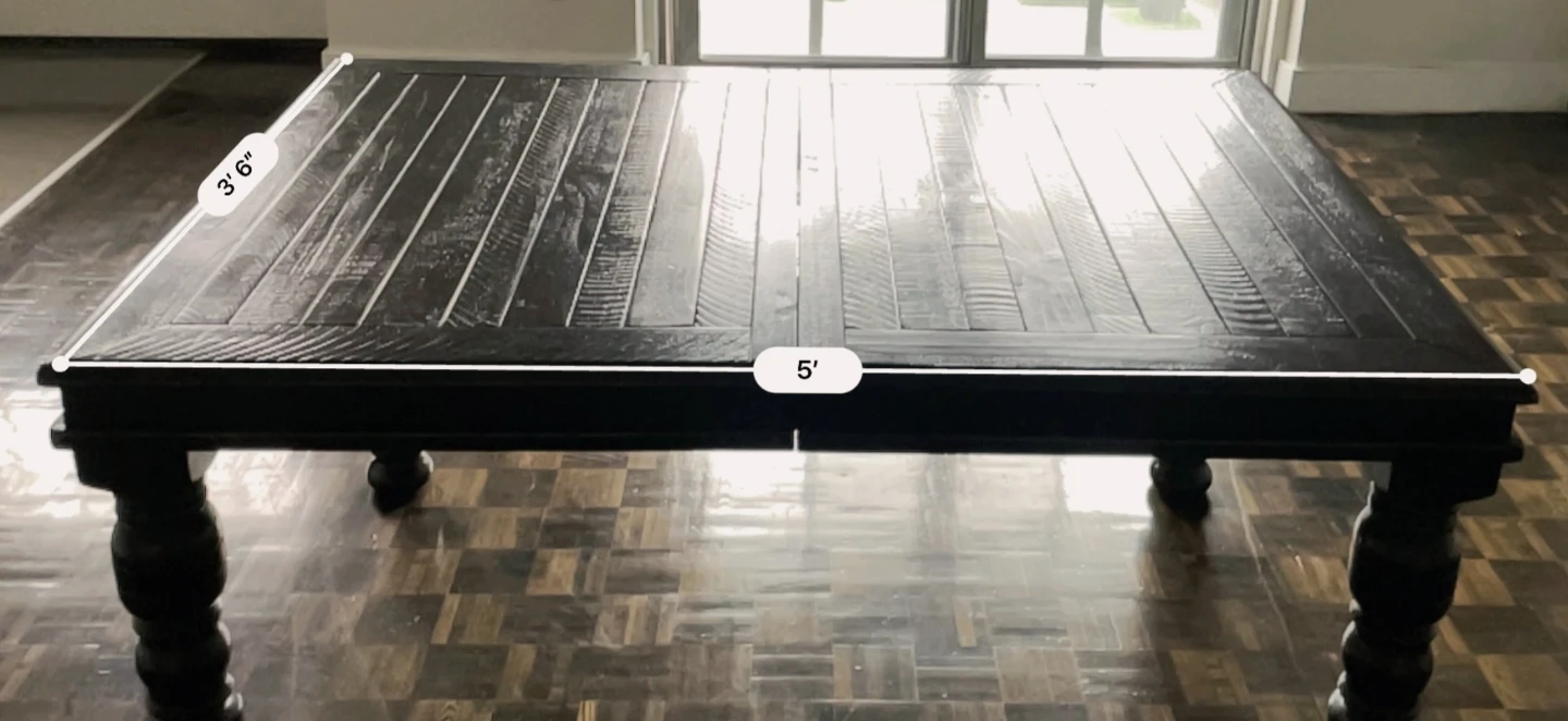 Dark Wood Dining Table - photo 3