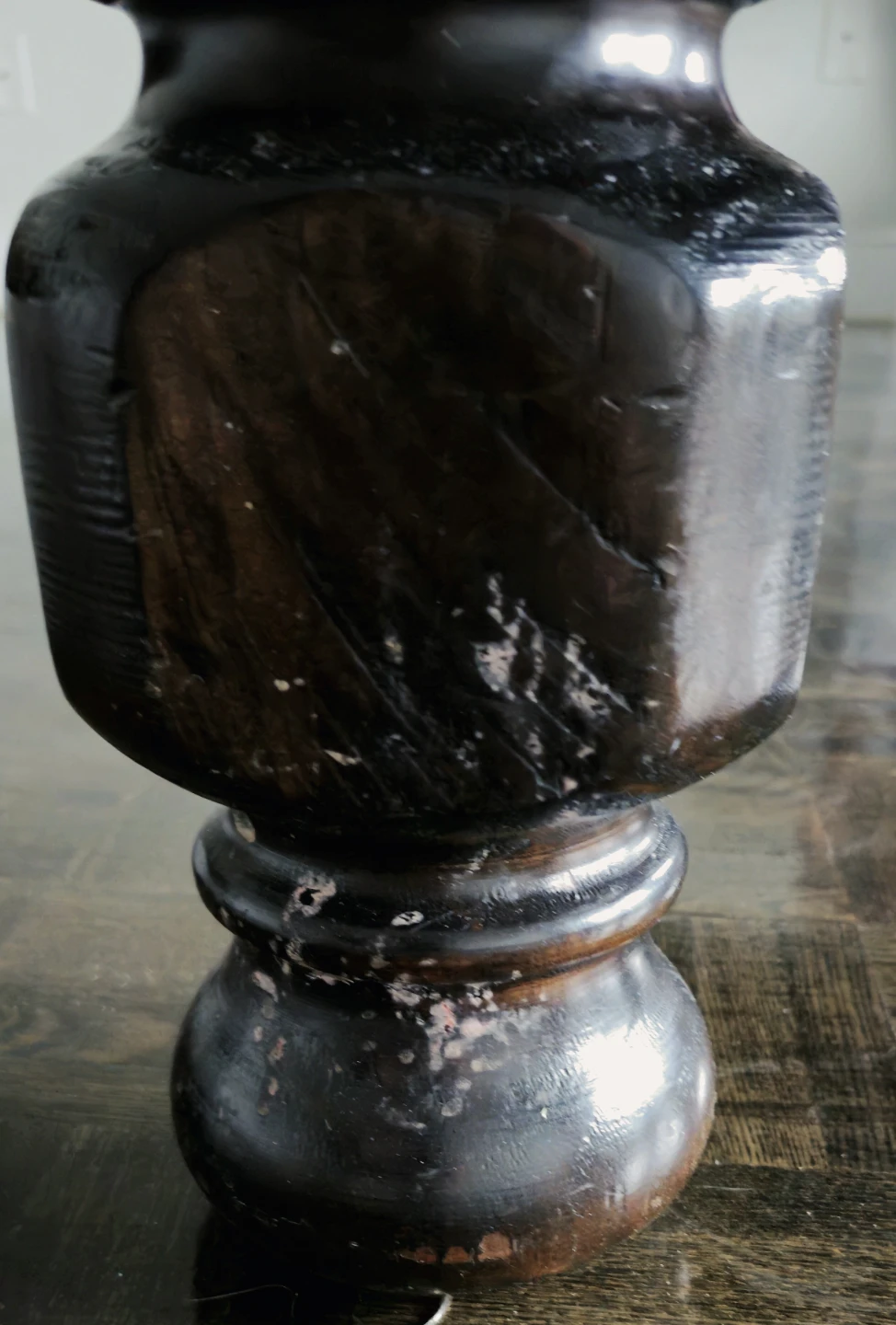 Dark Wood Dining Table - photo 4