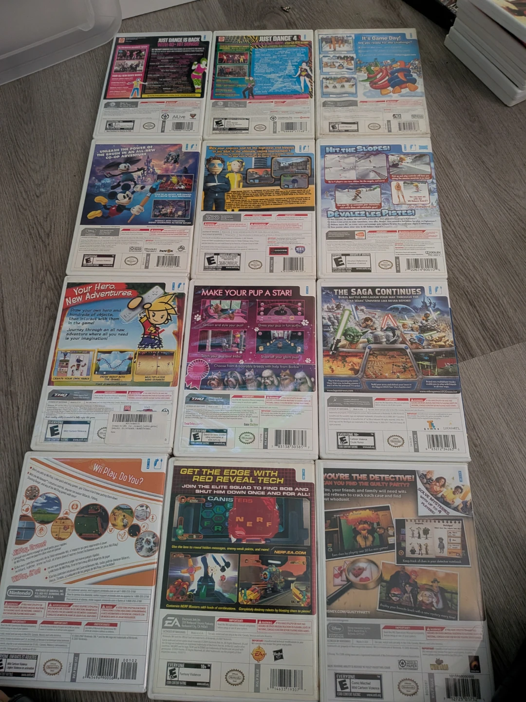 Wii Game Bundle - Just Dance, LEGO Star Wars, Disney Princess - photo 2