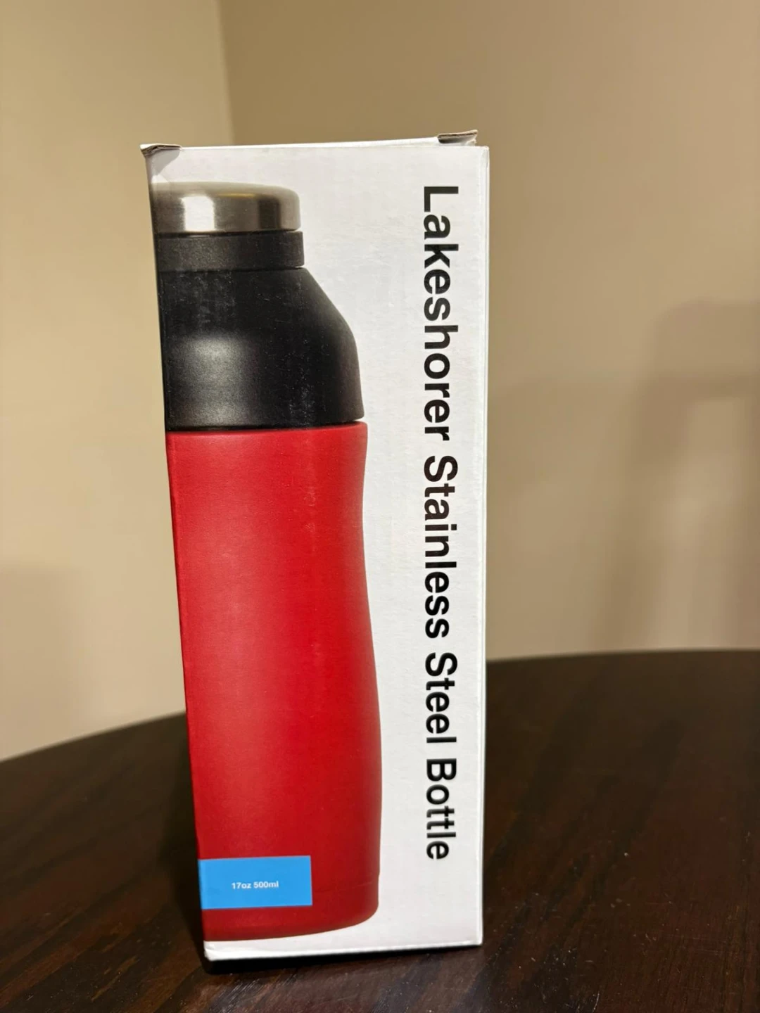 Lakeshorer Stainless Steel Water Bottle - Blue 17oz/500ml - photo 3