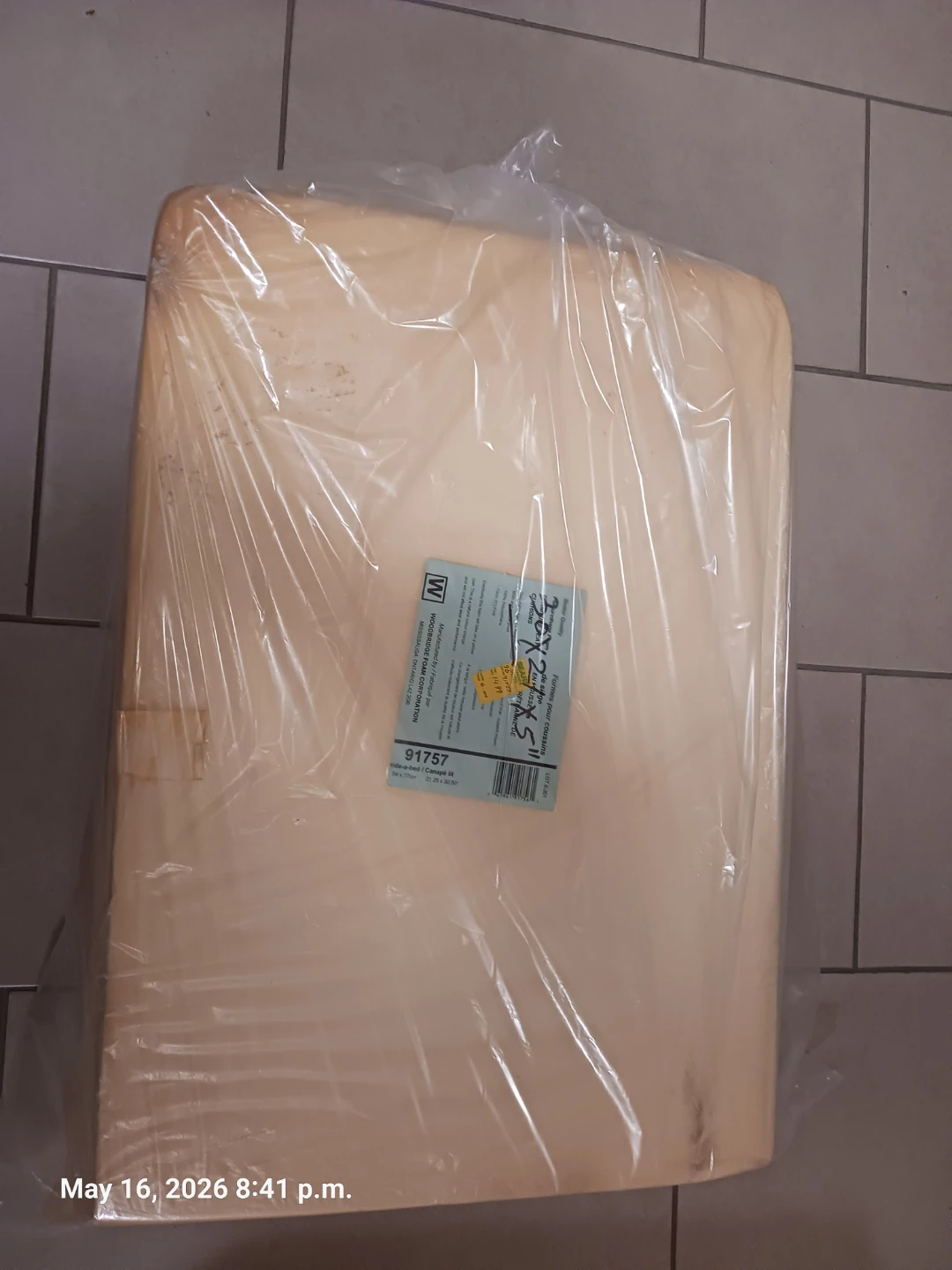 WOODBRIDGE FOAM CORP Seat Cushion Foam