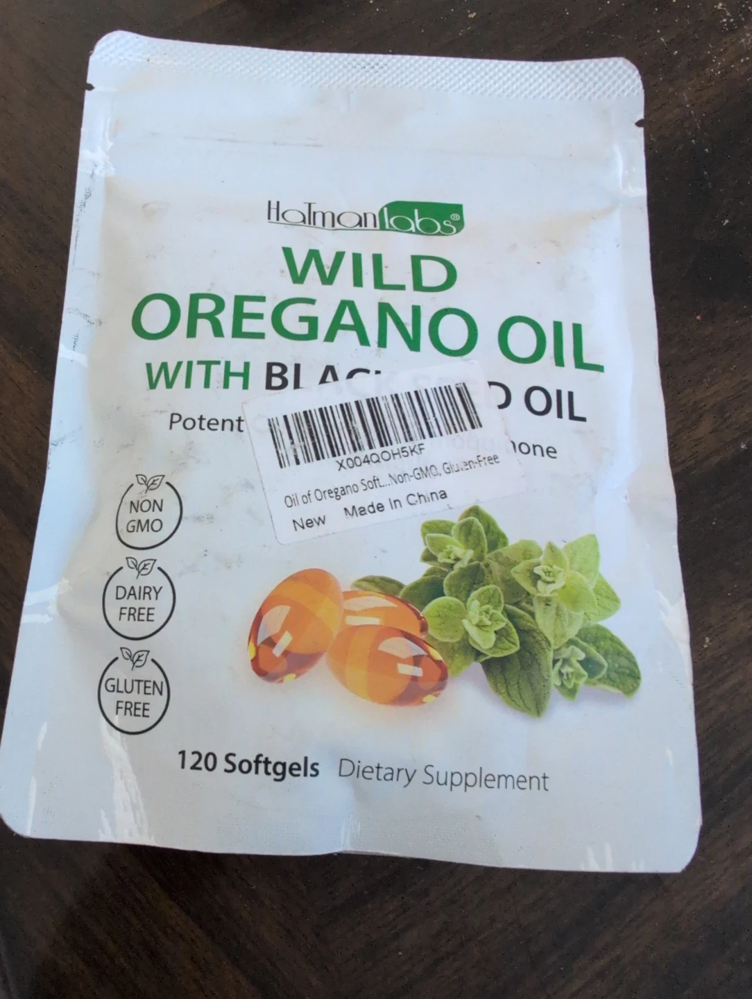 Halman Labs Wild Oregano Oil 120 Softgels