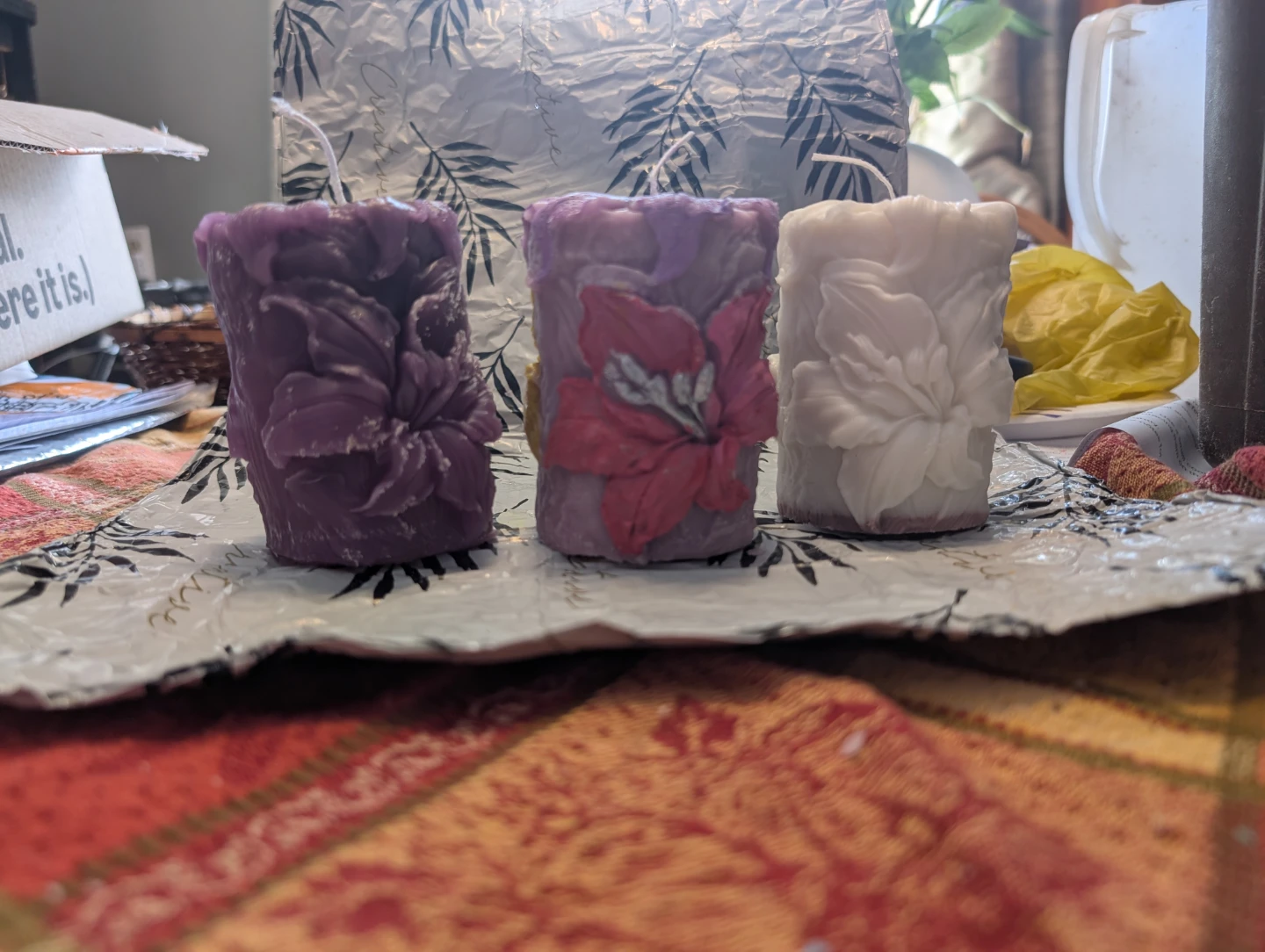 Assorted Decorative Sculptural Candles