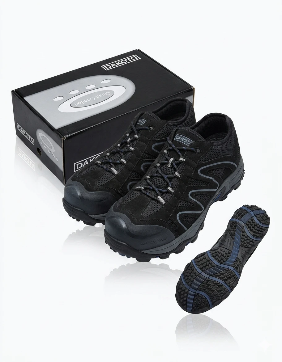 Dakota Quad Comfort Black Shoes