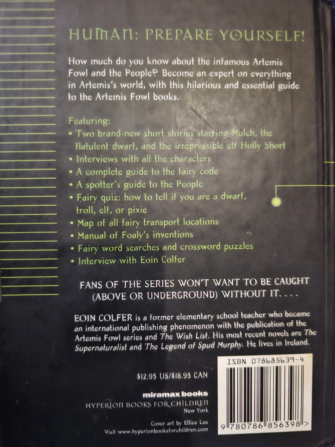 The Artemis Fowl Files by Eoin Colfer - photo 2