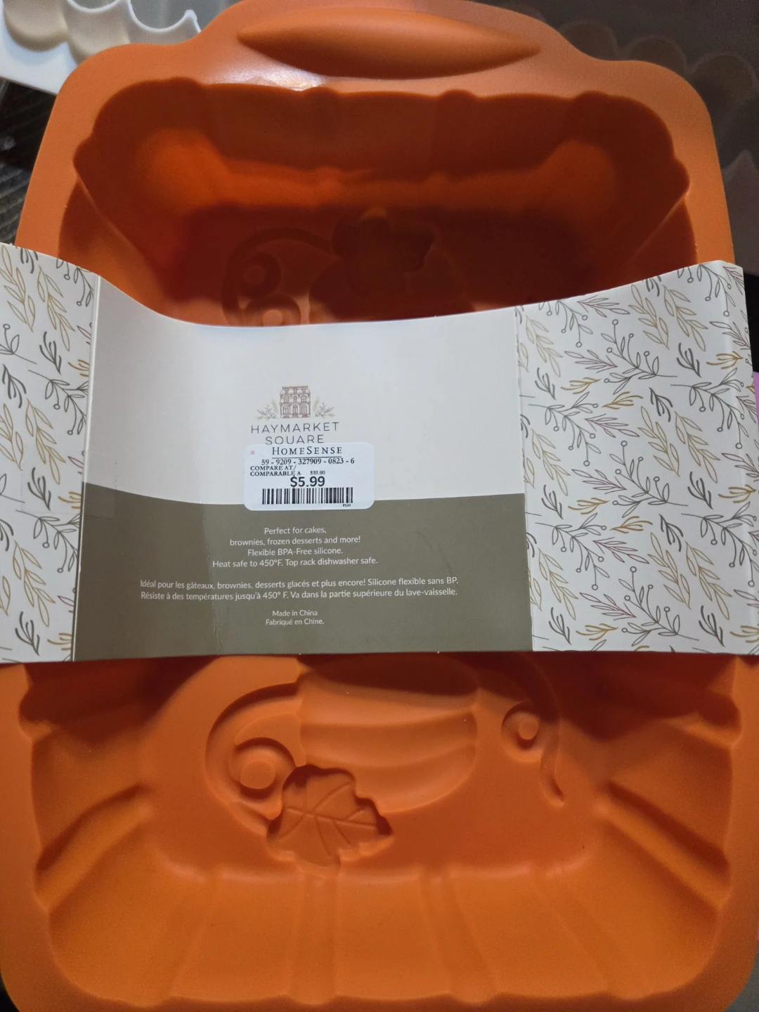 Haymarket Homesense Silicone Pumpkin Loaf Pan - photo 2