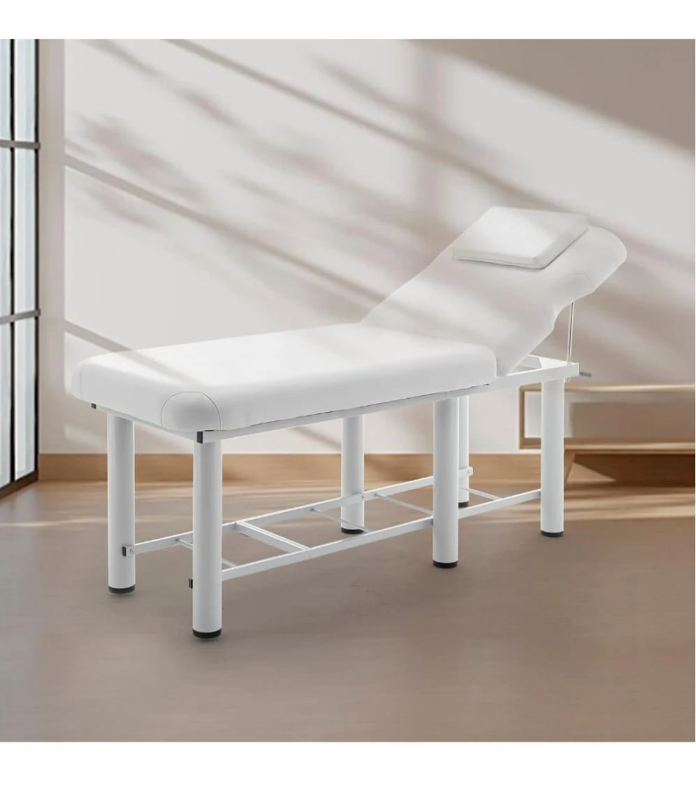 White Adjustable Backrest  Table - photo 4