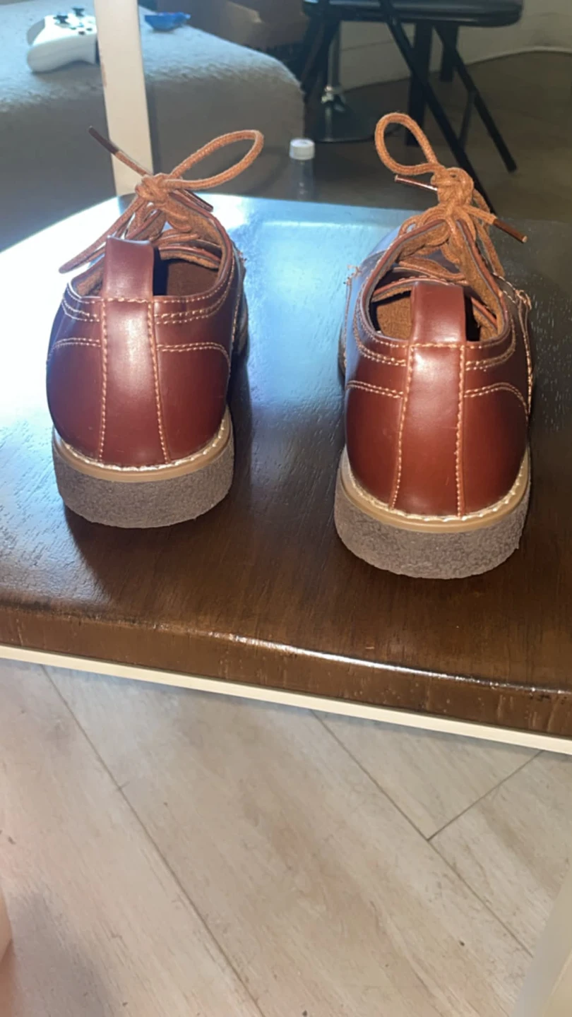 Deer Stags Brown Leather Oxford Shoes with Memory Foam - photo 3