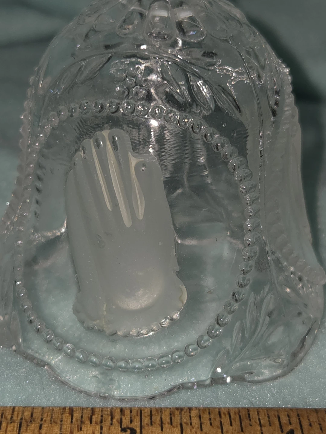 Glass Bell with "The Lord Is My Shepherd" Engraving - photo 4