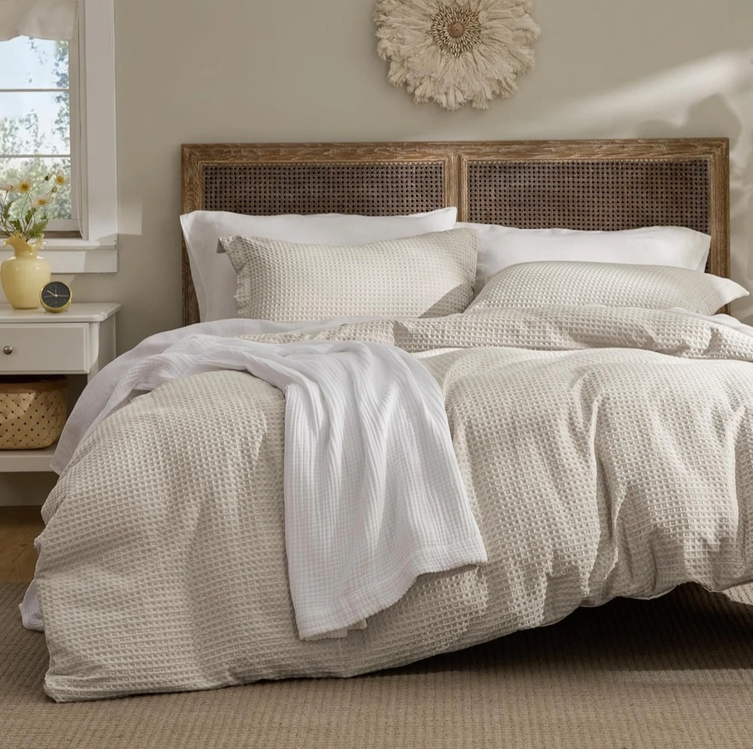Luxury Linen 100% Cotton King Duvet Cover Set – 3 Pieces - photo 4