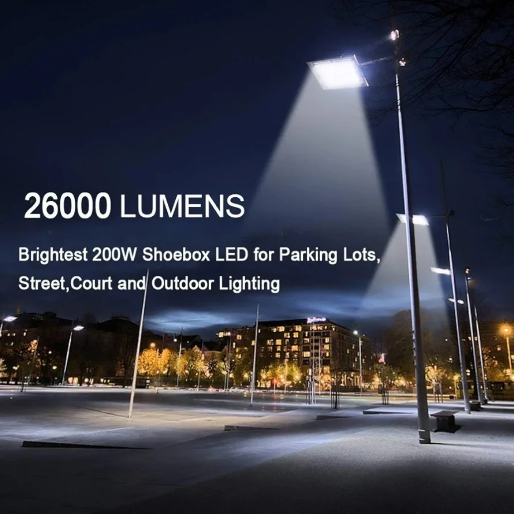 LEDMO 200W Shoebox LED Light Fixture - photo 2