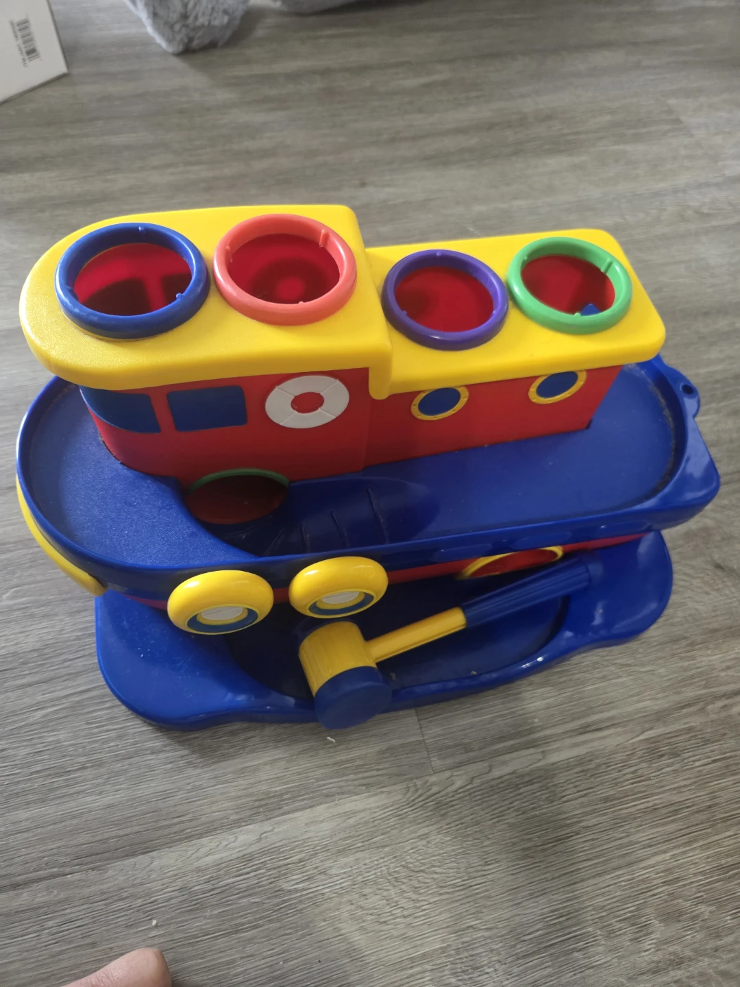 Kids Pop-Up Hammer Toy Boat