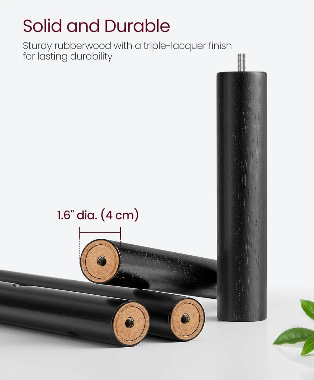 Black Coat Rack with 8 Sturdy Hooks - photo 3