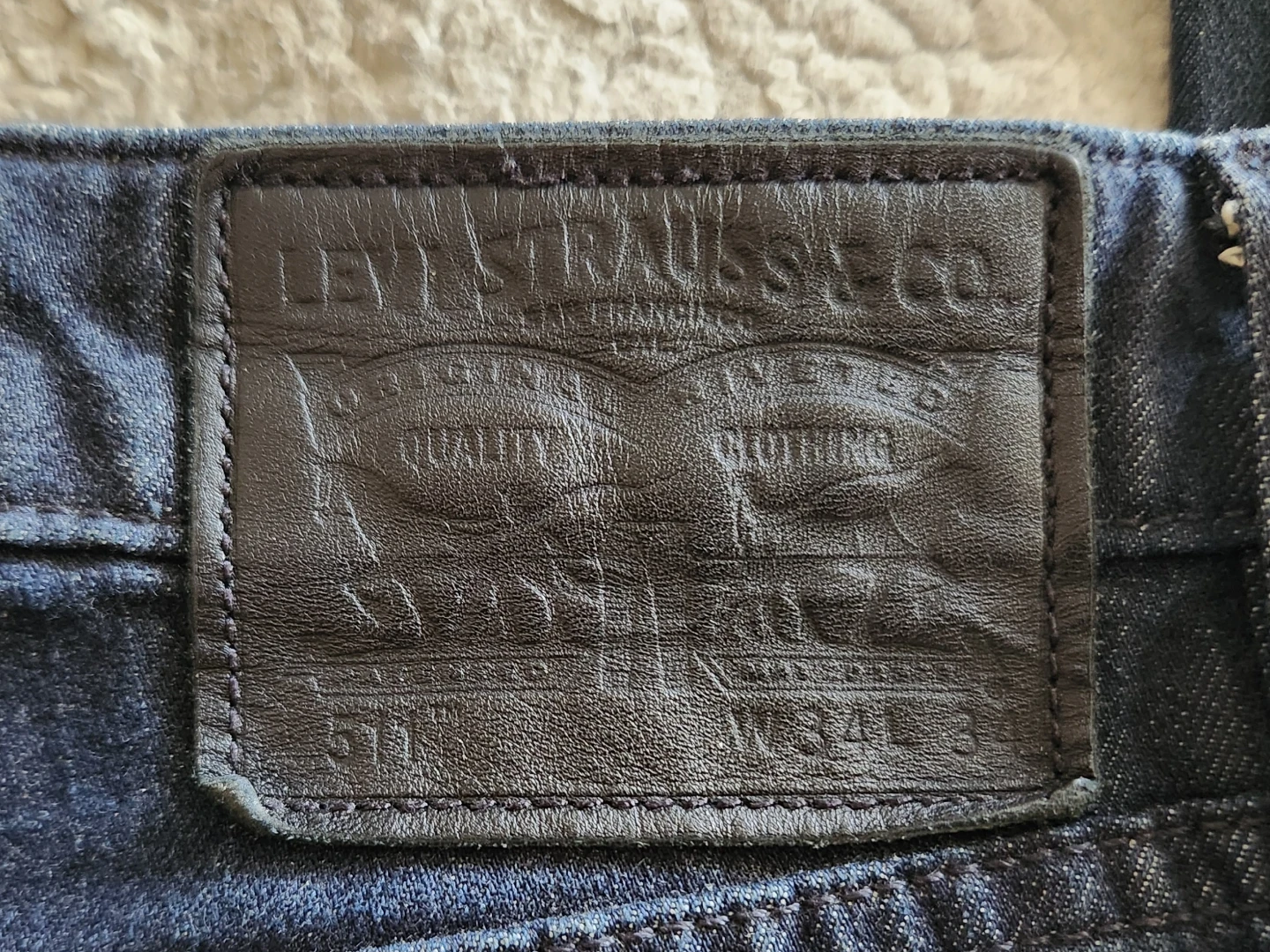 Levi's 511 Slim Fit Jeans - Dark Wash - W34 L34 - photo 5