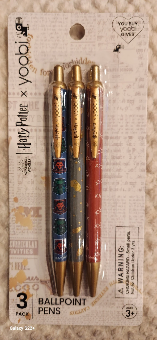 Yoobi x Harry Potter Ballpoint Pens - 3 Pack