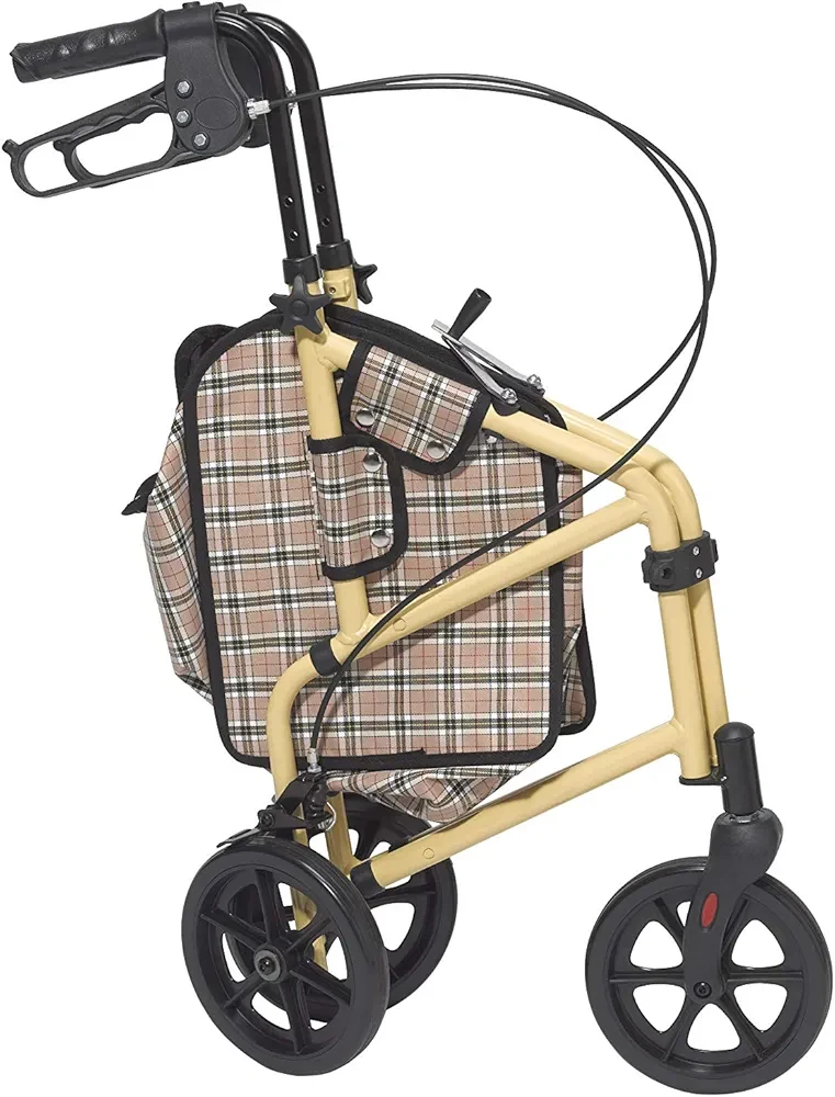 Drive Medical Tri-Walk 3-Wheel Rollator Walker with Bag - photo 3