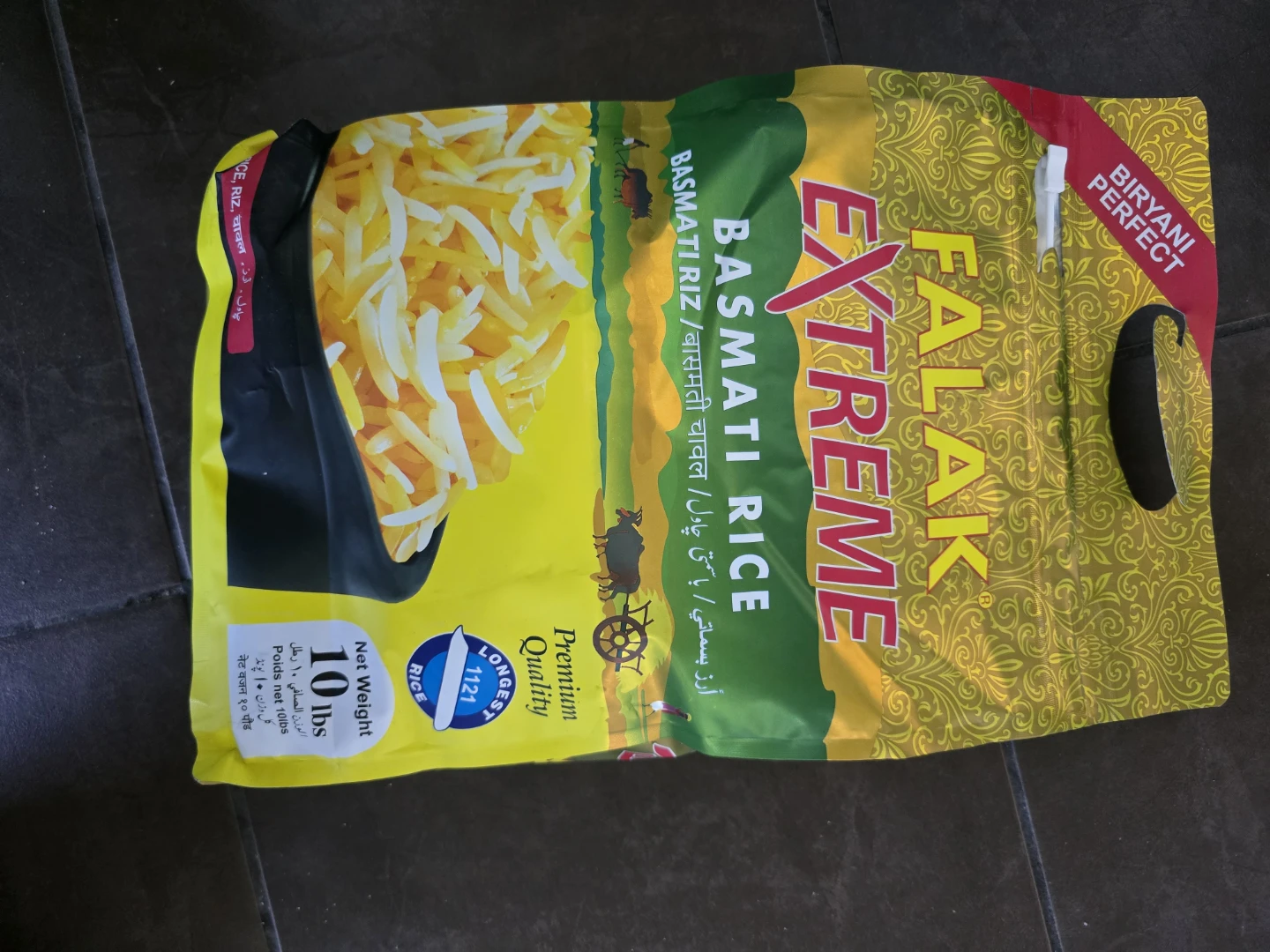 Falak Extreme Basmati Rice, 10 lbs