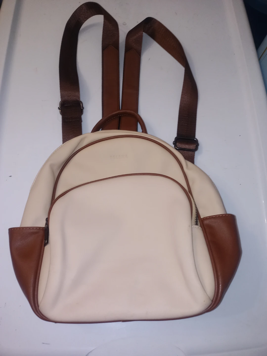 Telena Small Leather Backpack