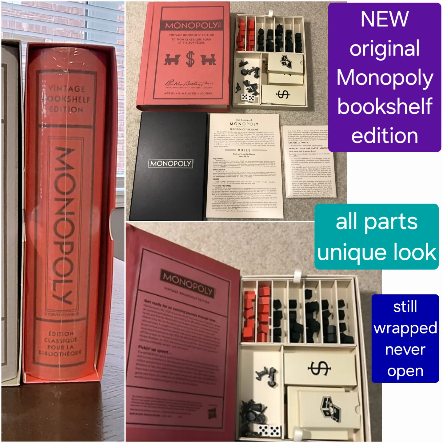 Board Games - Clue and Monopoly collectors editions - NEW - photo 4