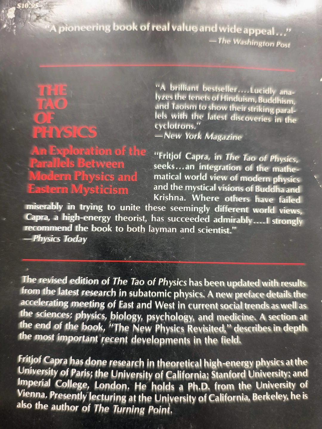 "The Tao of Physics" by Fritjof Capra, 1985, paperback - photo 2