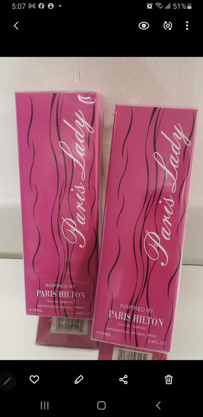 Brand new Women's Fragrance Paris Lady 100ml