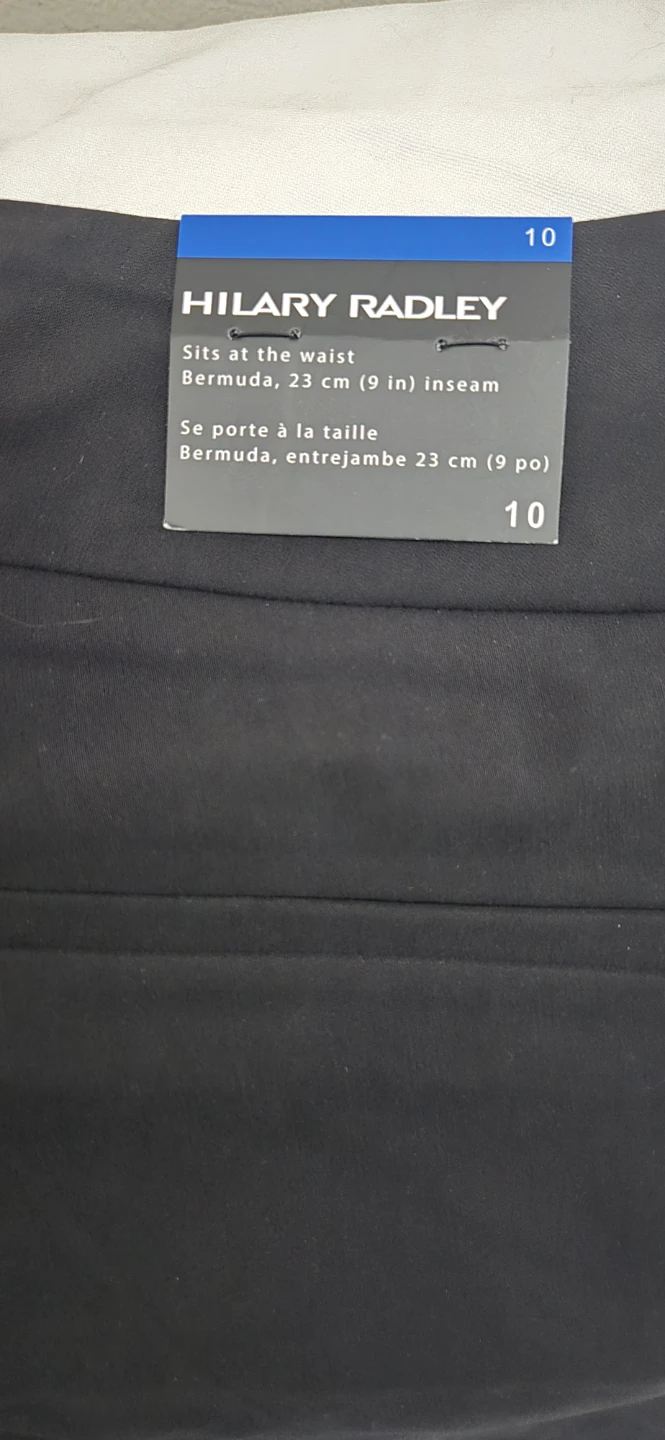HILARY RADLEY Black Shorts Size 10 - photo 3