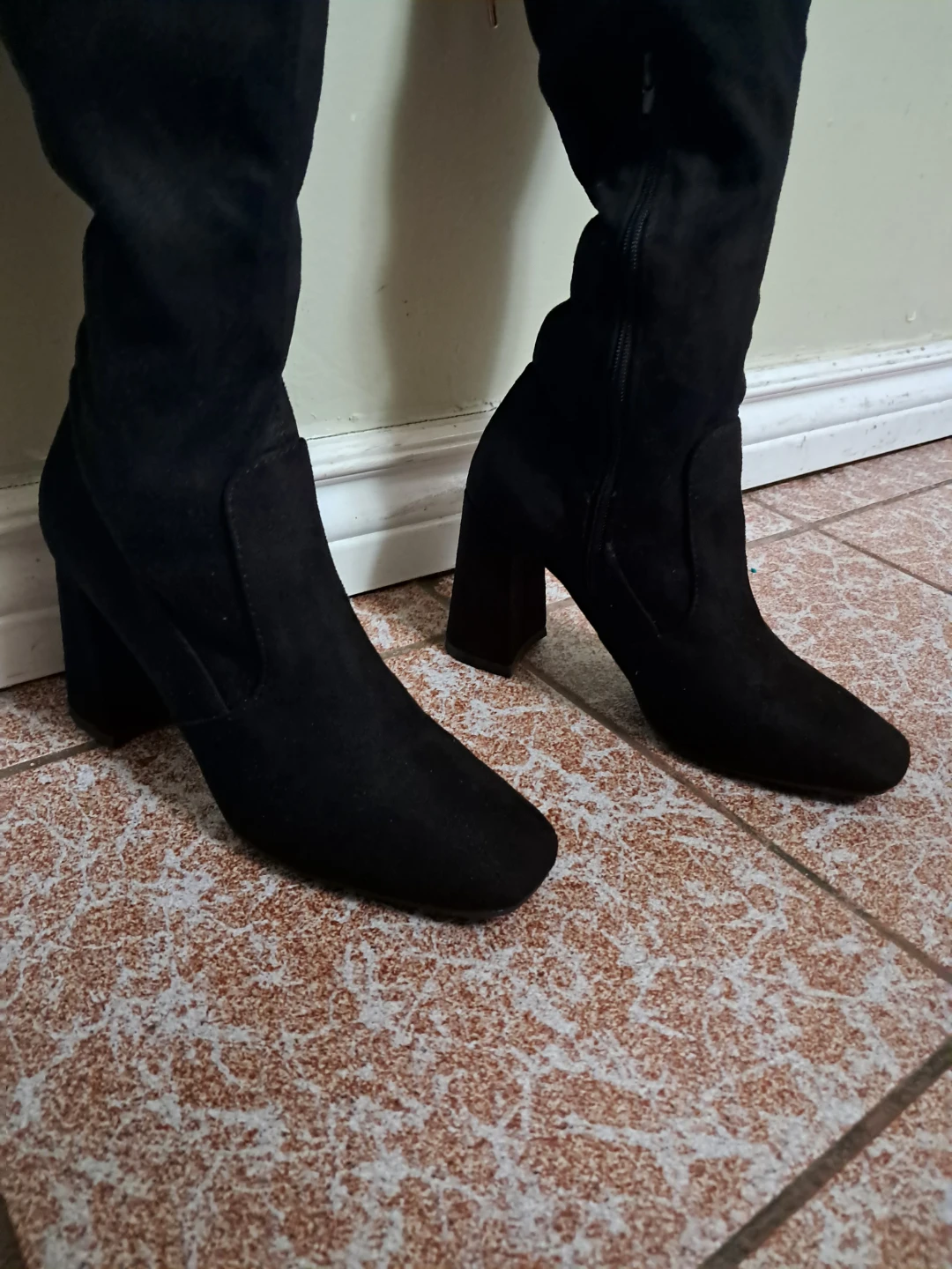 Black Over-the-Knee Boots - photo 2