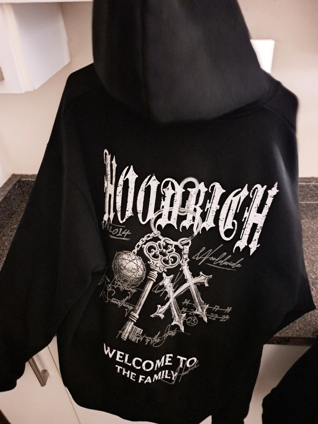 HOODRICH Black Hoodie - Welcome to the Family - photo 2