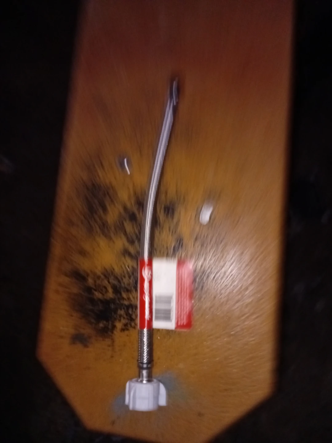 Two Stainless Steel Flexible Water Hoses - photo 2