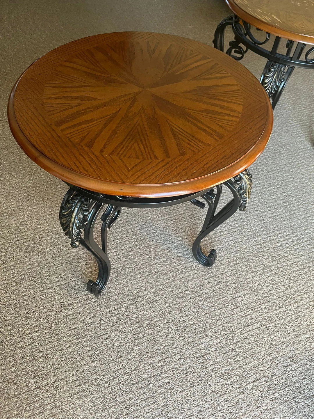 Vintage Style Sofa and Armchair and  Table set - photo 2