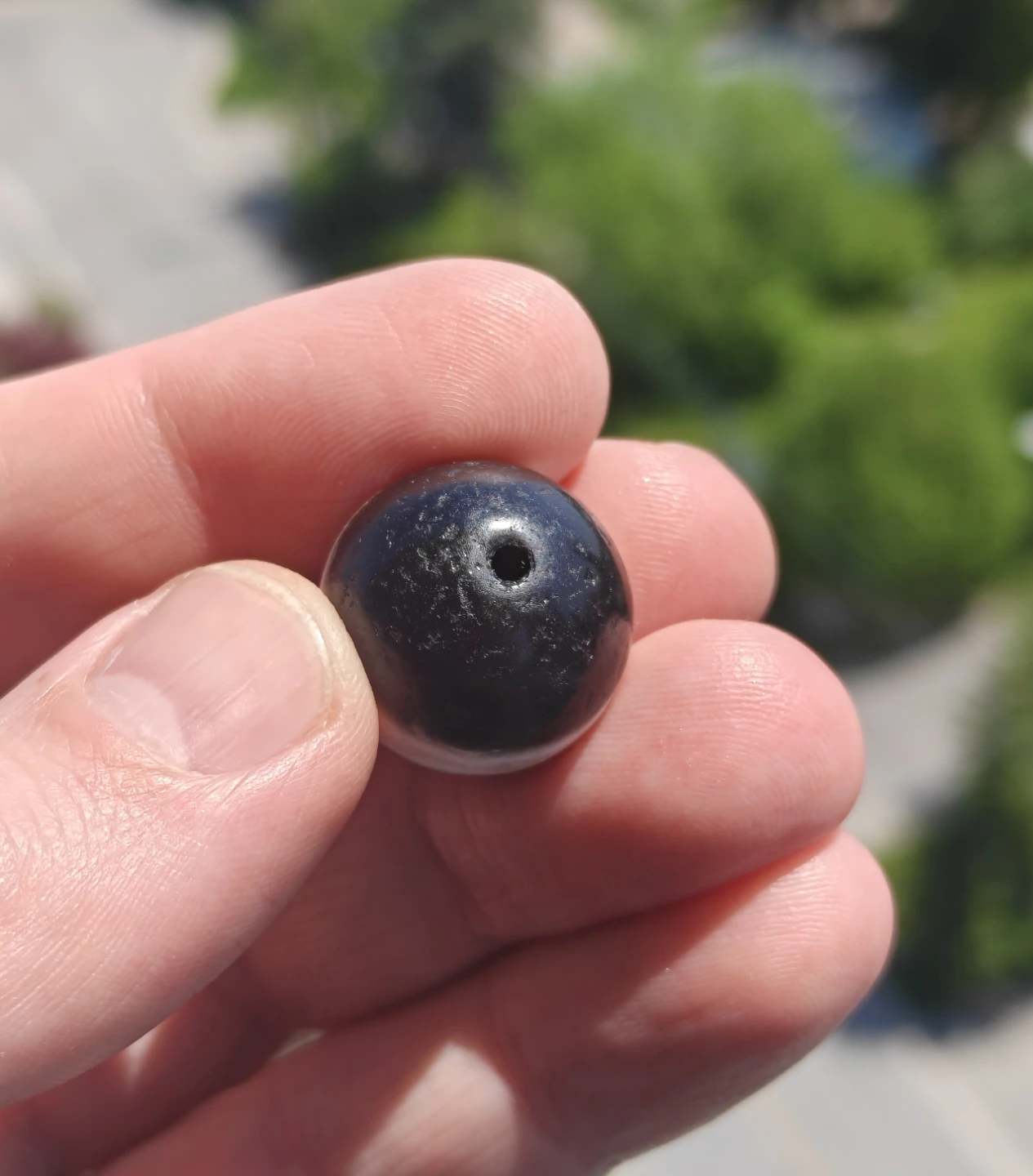 Tibetan Agate Protection Medicine Dzi Bead - photo 3