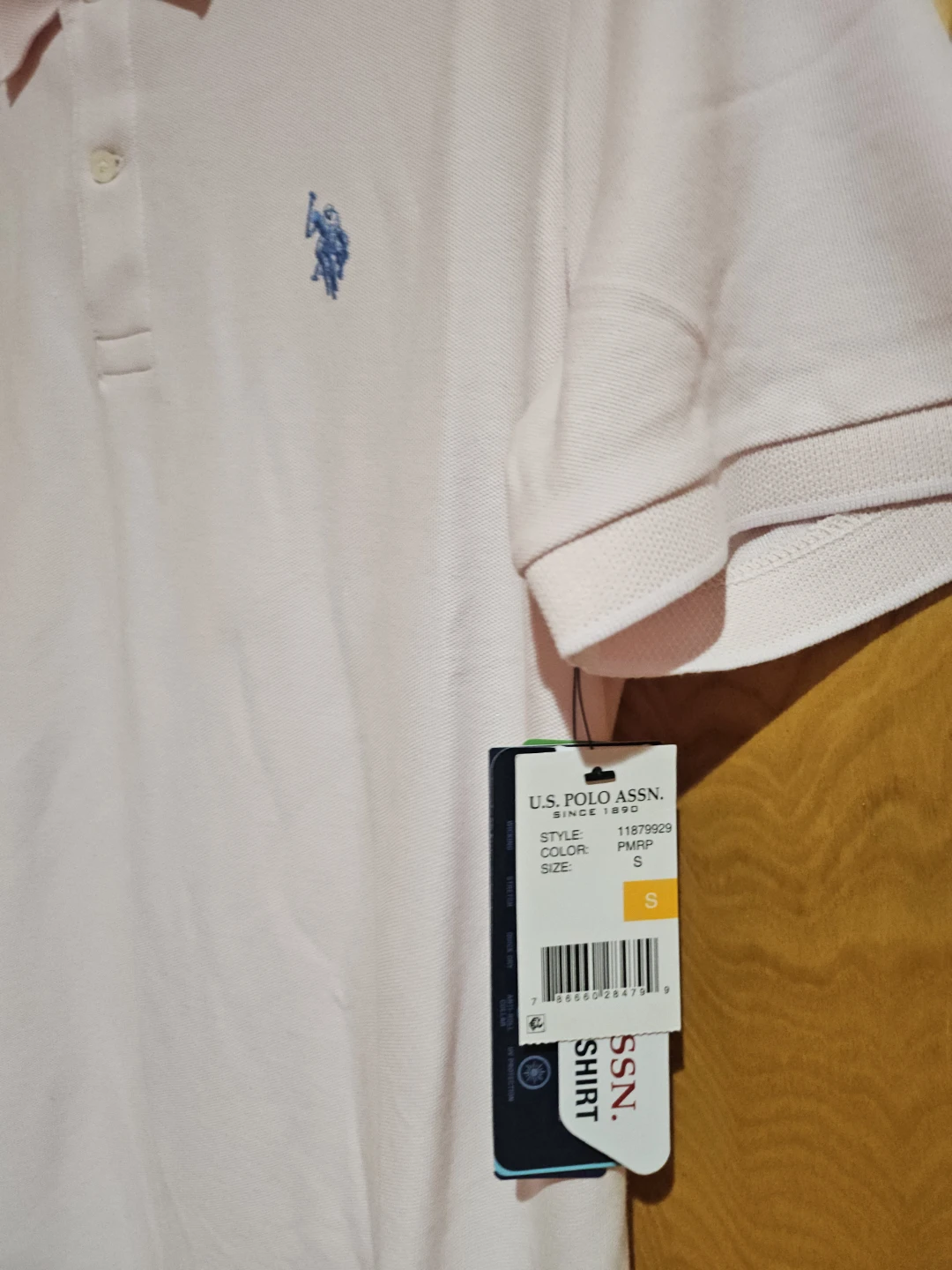 U.S. Polo Assn. Pink Polo Shirt Size S - photo 3