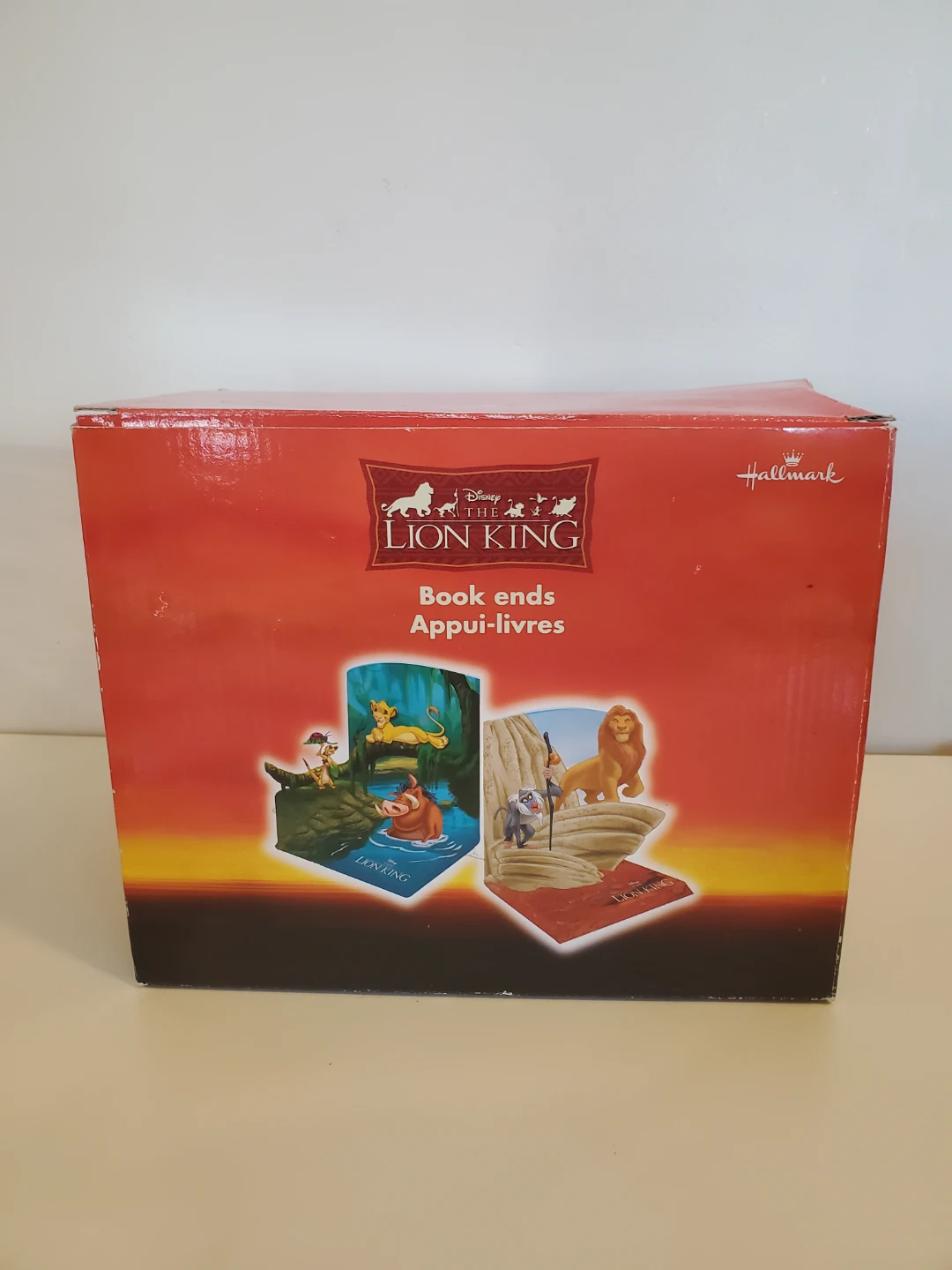 Hallmark * THE LION KING* Bookends Disney NEW open Box Rare - photo 2