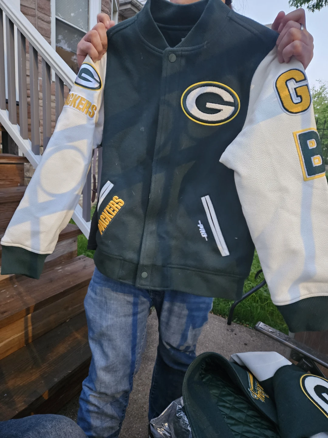 Green Bay Packers Varsity Jacket - photo 3