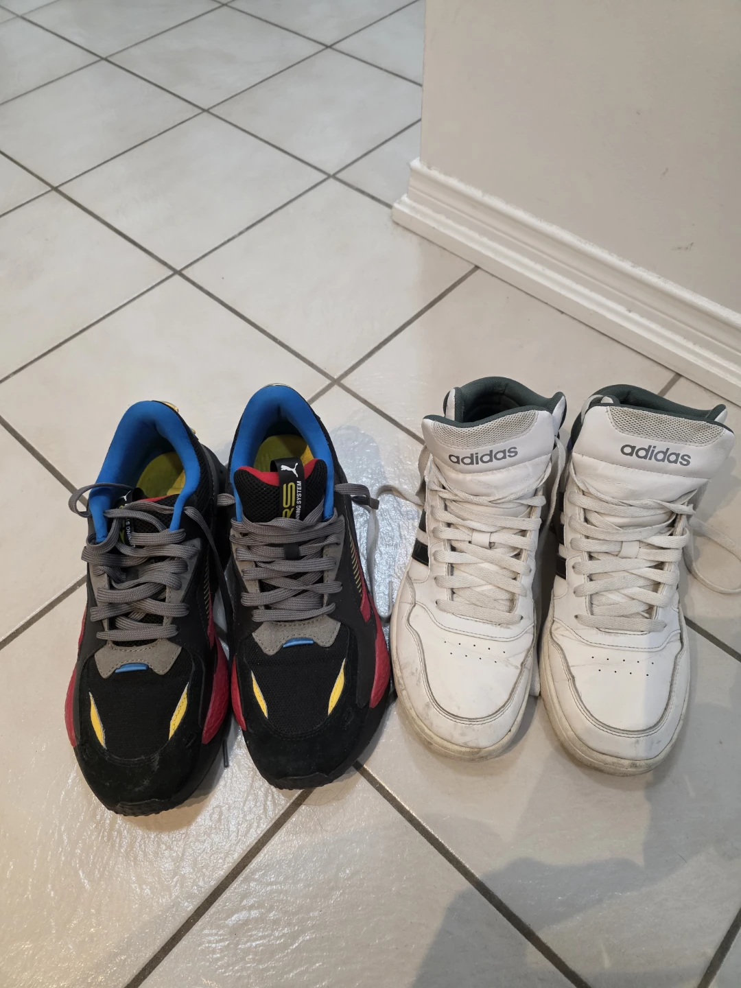 Puma RS-X & Adidas High-Top Sneakers