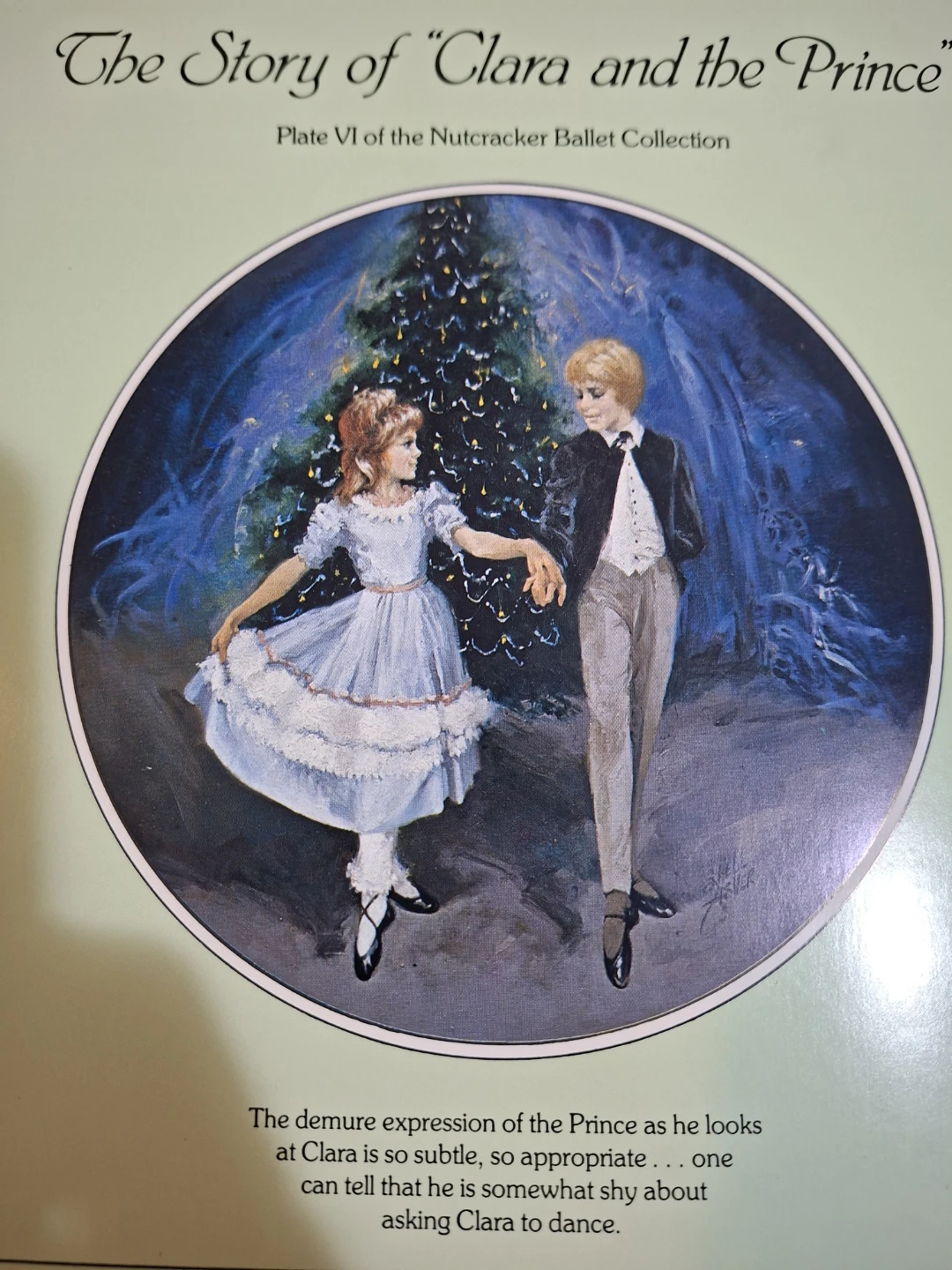 Viletta USA "Clara and the Prince" 1980 Nutcracker Ballet Plate - photo 4