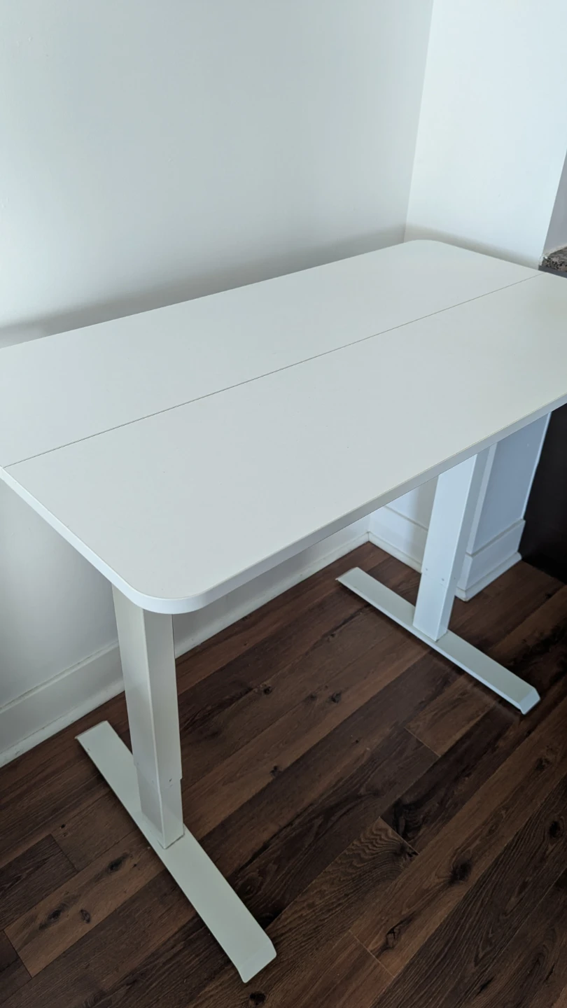 VIVO Electric Standing Desk - White