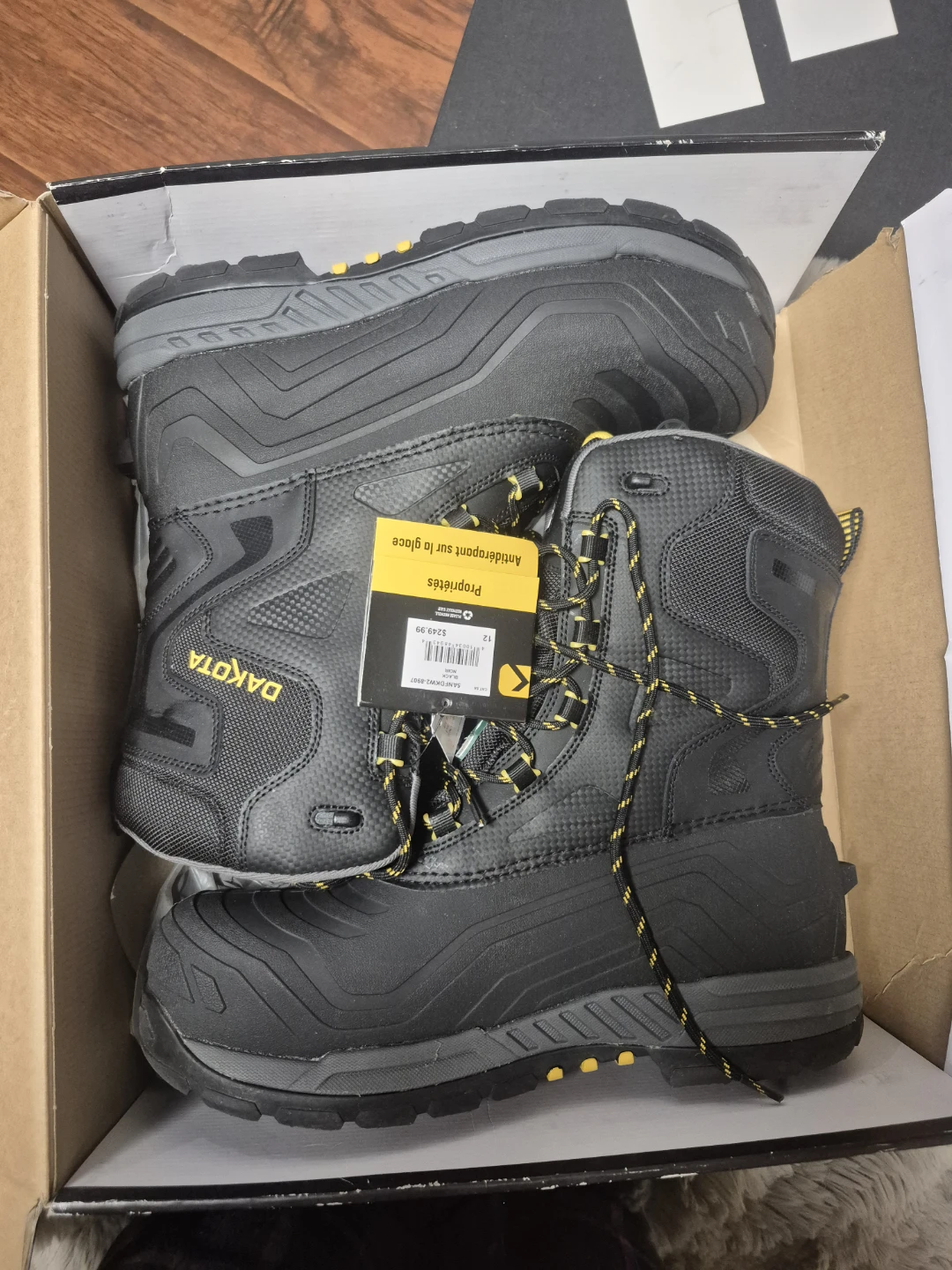 Dakota Men's Work Boots Size 12 Black