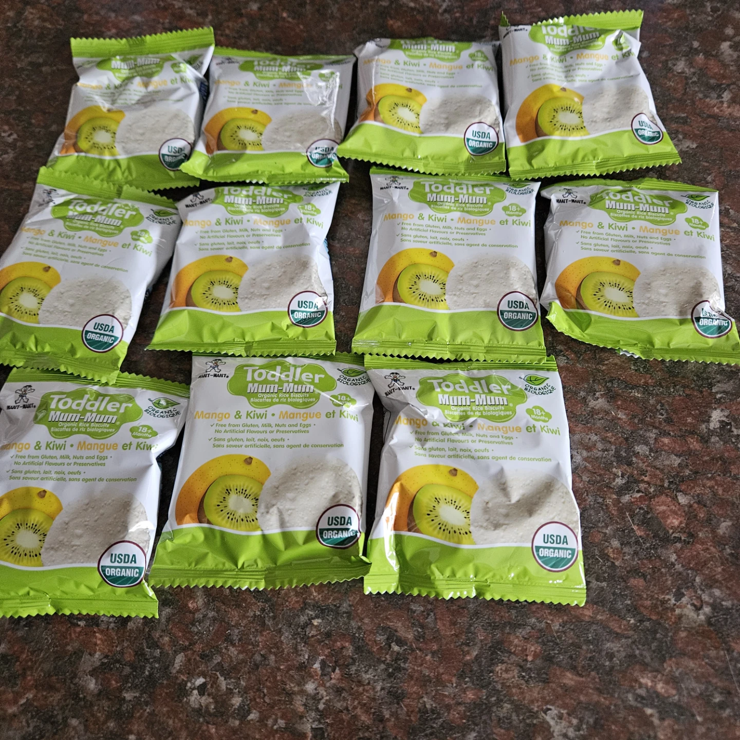 Toddler Mum-Mum Mango & Kiwi Puffs (11 Pack) - photo 2
