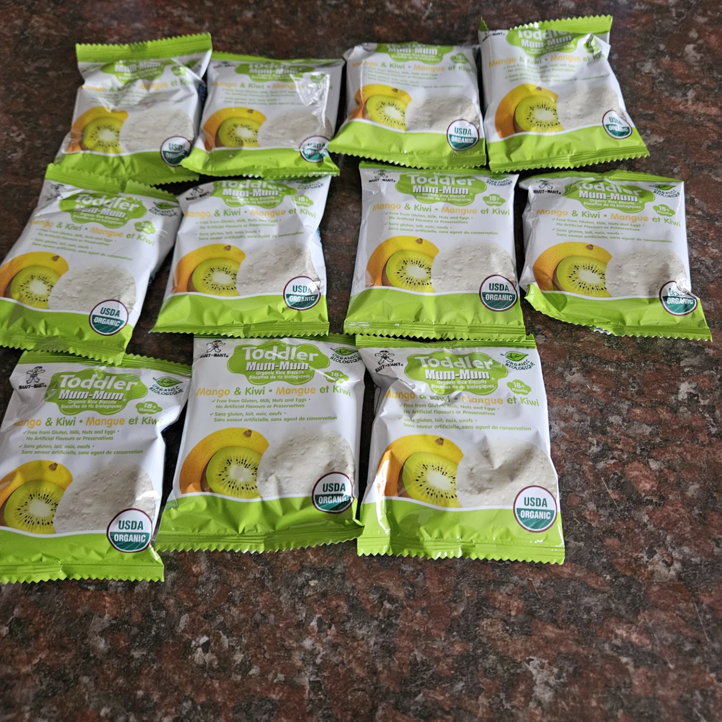 Toddler Mum-Mum Mango & Kiwi Puffs (11 Pack) - photo 3