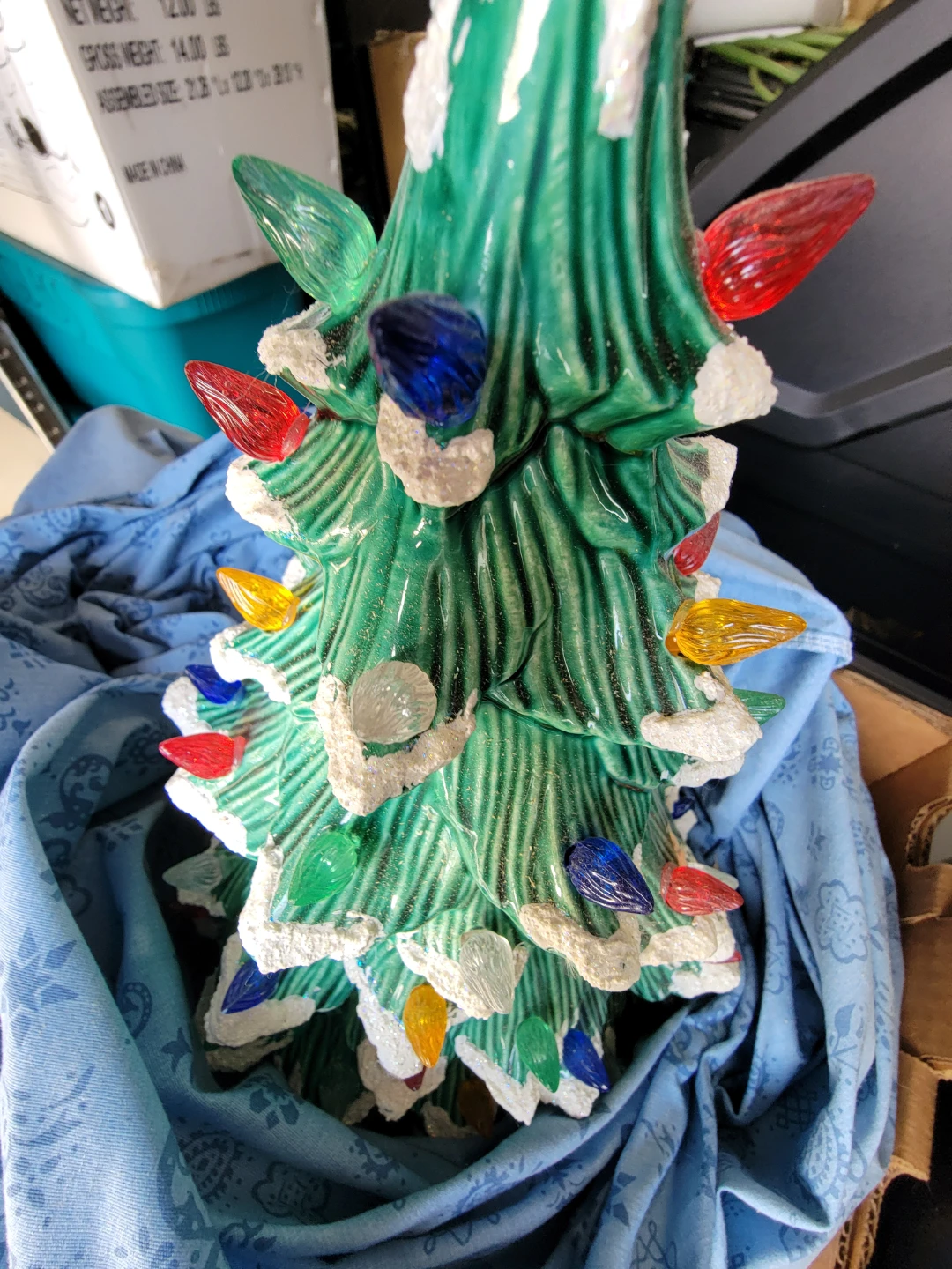 Ceramic Christmas Tree Lamp - photo 5