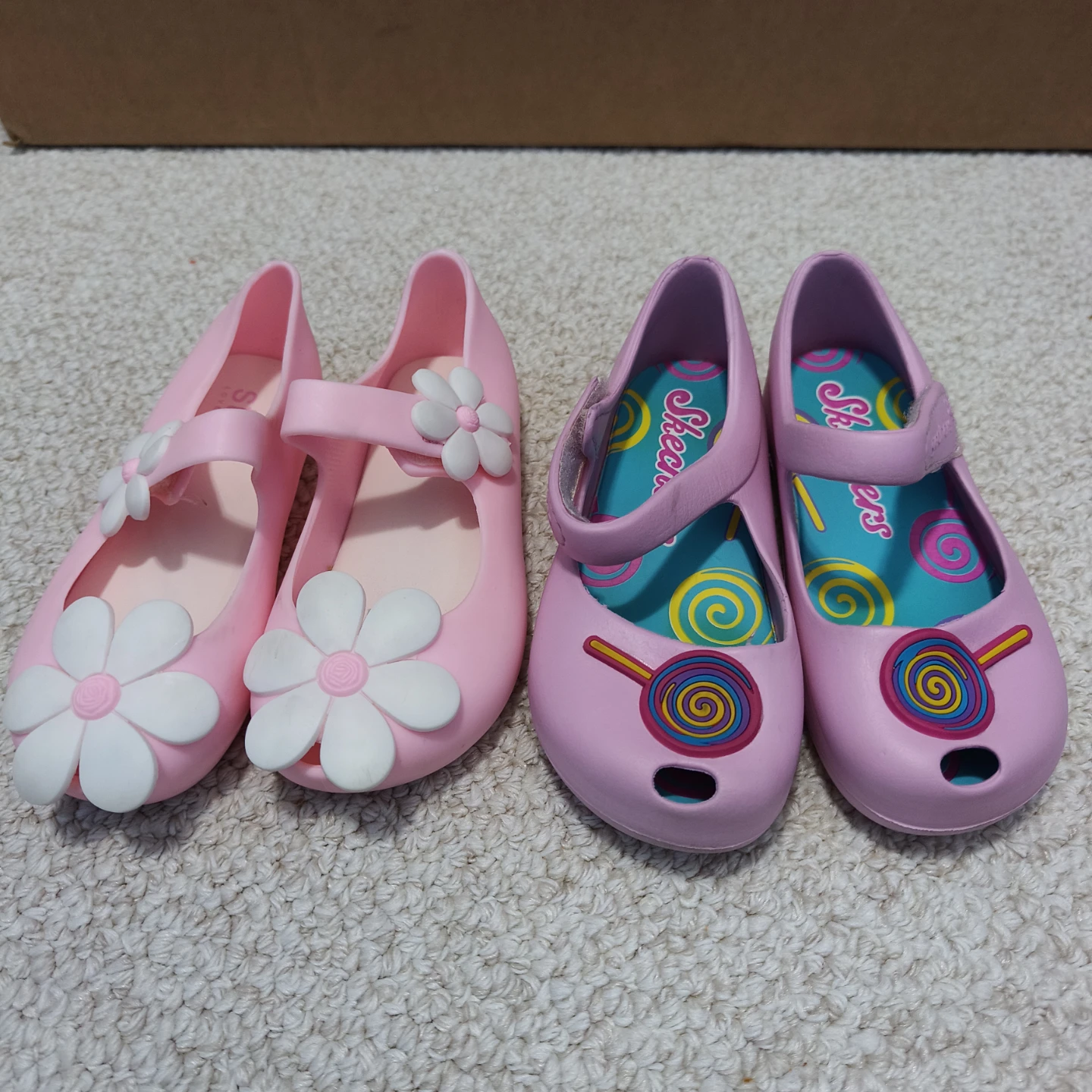 Jelly Shoes with Lollipops and Flowers - Size C10