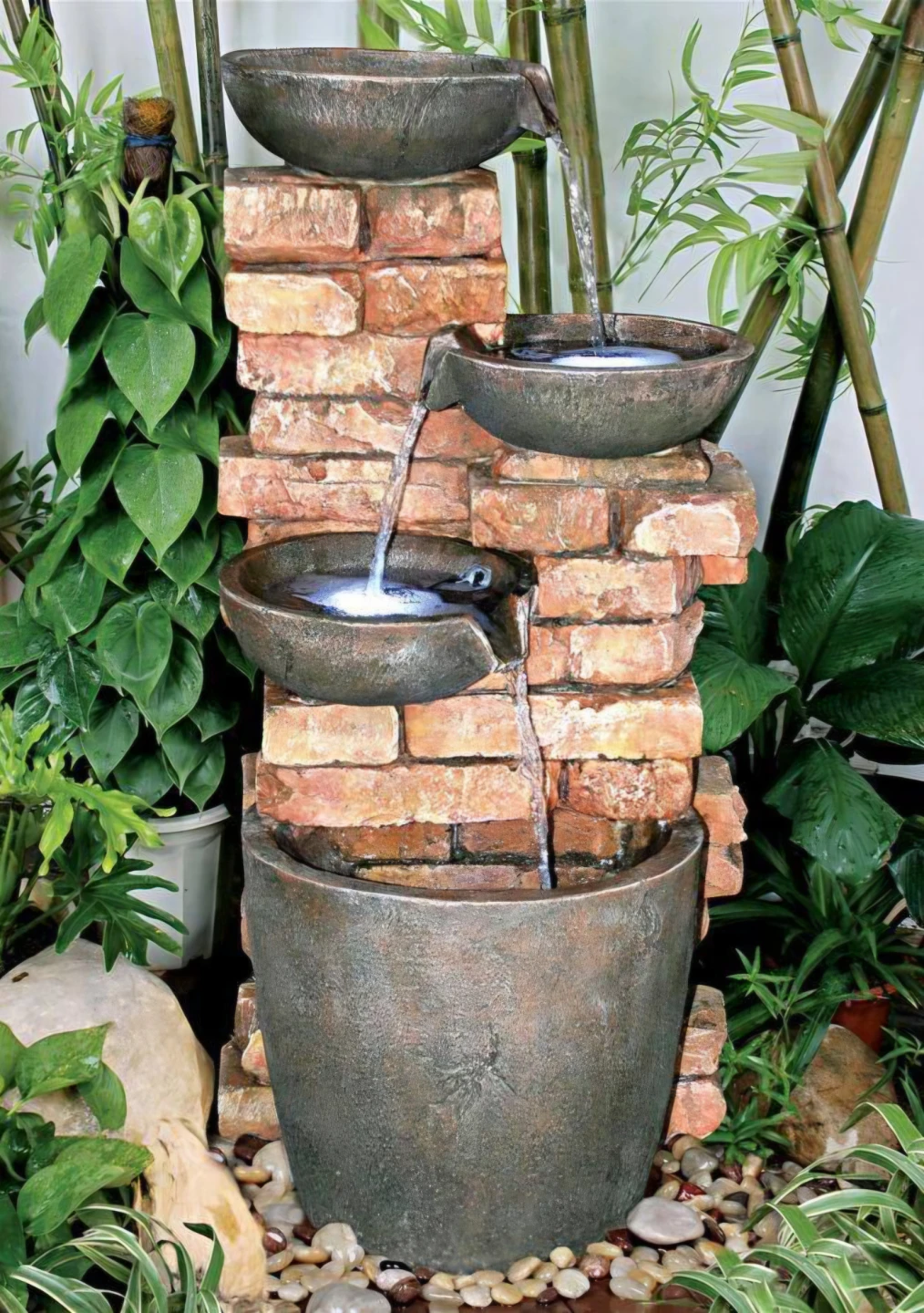 Packed with garden decor fountains Furniture planters - photo 3