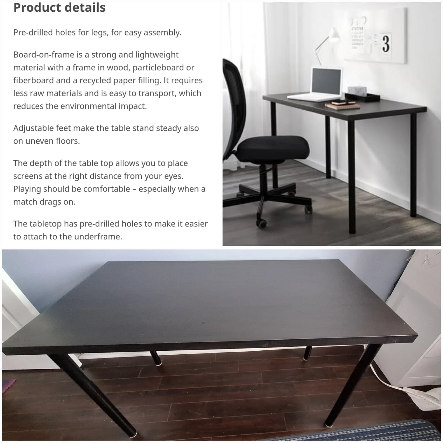 IKEA desk/table - like new - photo 5