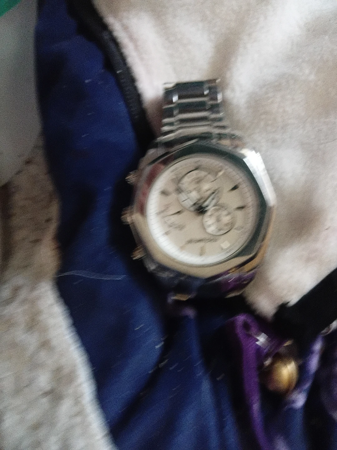 Men's Chronograph Watch - Silver Tone