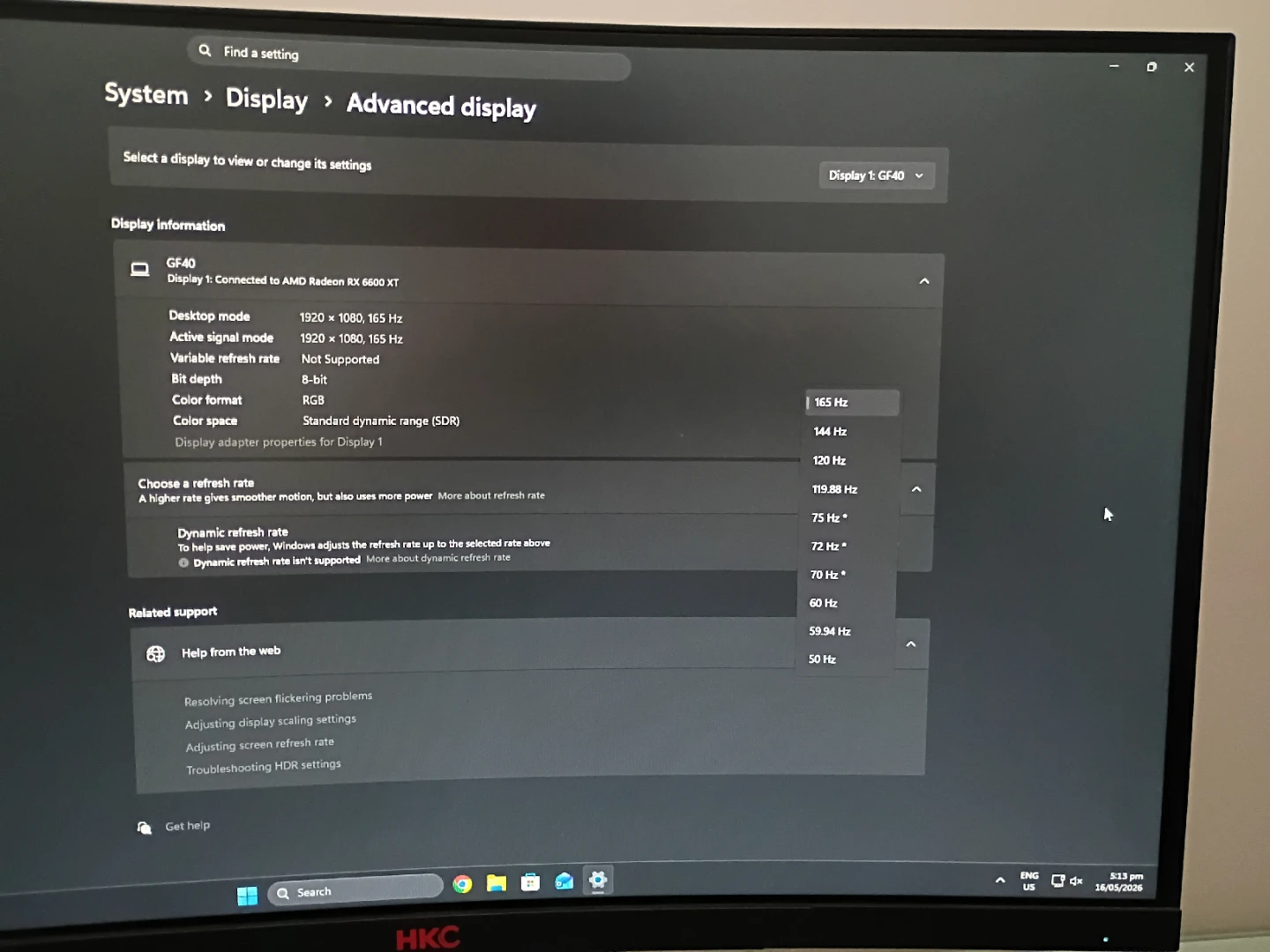 165 Hz Curved 24 Inch Gaming Monitor - photo 2