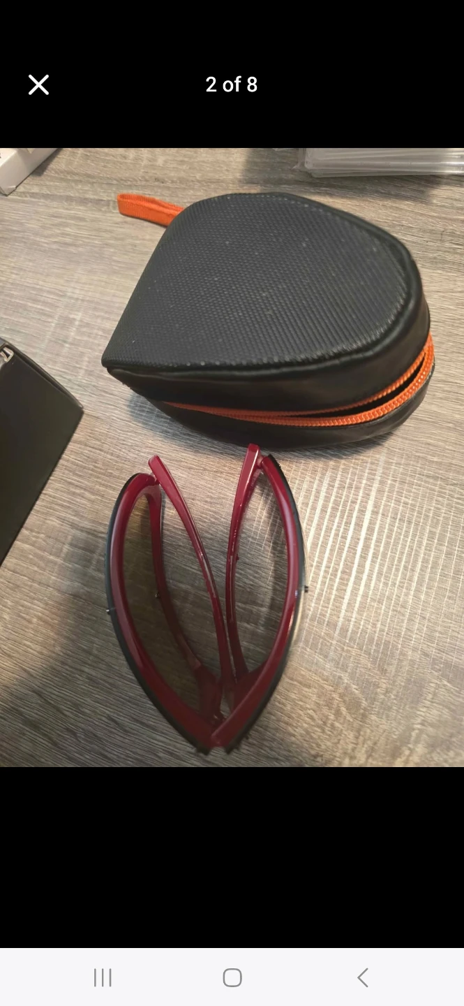Vintage unisex  Foldable Cerruti 1881 Sunglasses with Case - photo 2