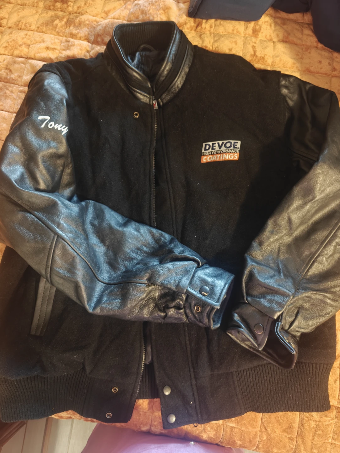 Devoe High Performance Coatings Varsity leather Jacket